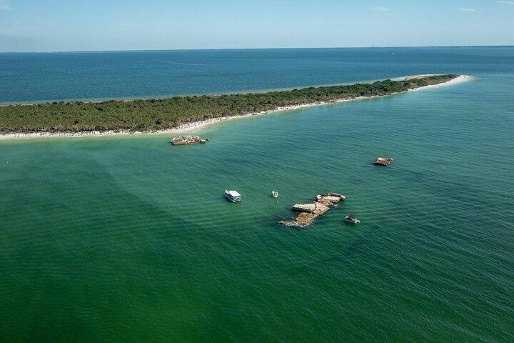 Shell Key-veerboot van Ft. DeSoto-boothelling in Tierra Verde, FL