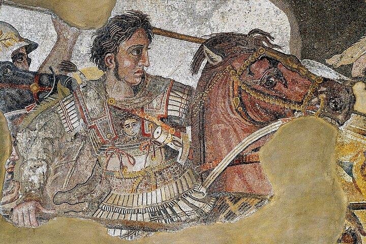 Alexander der Große Tour von Thessaloniki mit Abholung (Fahrzeug+Fahrer+Tickets)