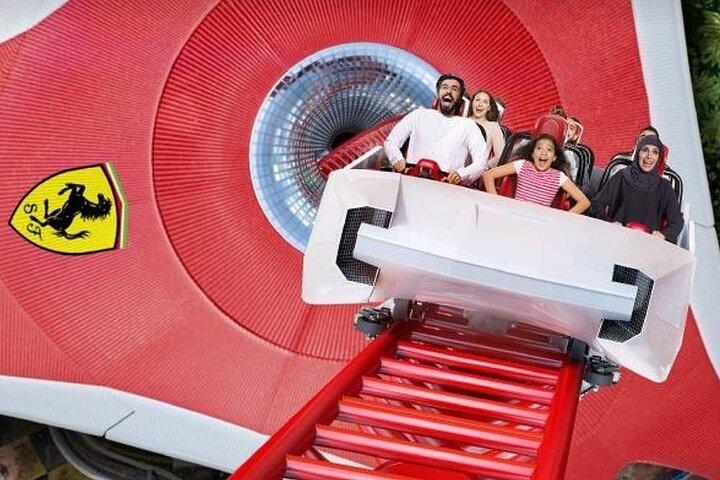 Skip the Line Ferrari world ticket with Pickup and drop off