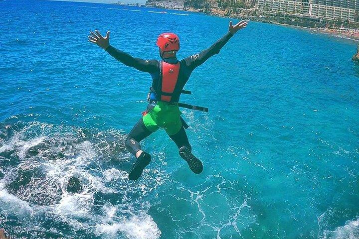 Expérience de coasteering à Gran Canaria