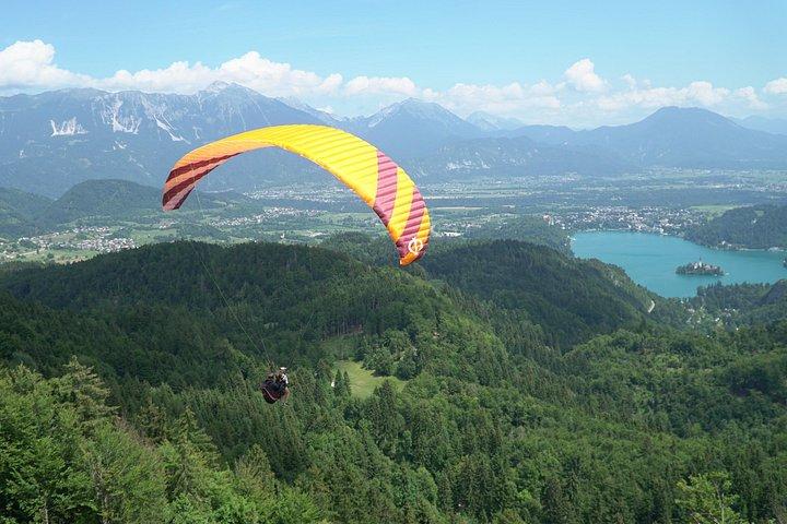 Lake Bled Tandem skärmflygning