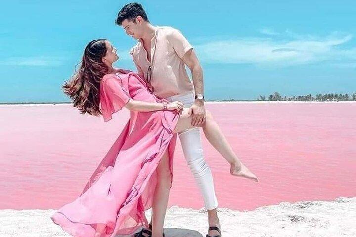Las Coloradas-tur med transport fra Playa del Carmen