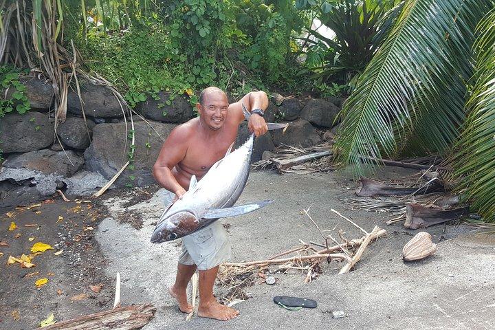 ユニークなタヒチ ティーフプーへのツアー、少人数グループ、終日コンボ ツアー