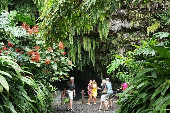 ユニークなタヒチ ティーフプーへのツアー、少人数グループ、終日コンボ ツアー