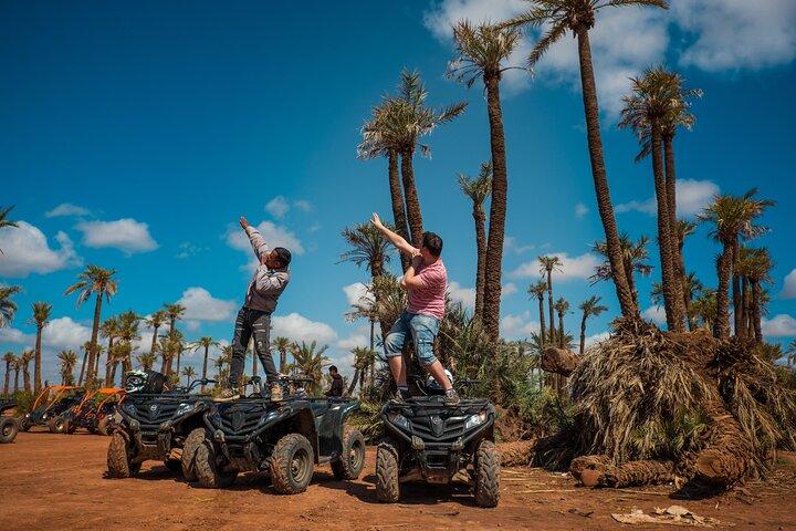 Sunset Quad Biking in the Palm Grove of Marrakech
