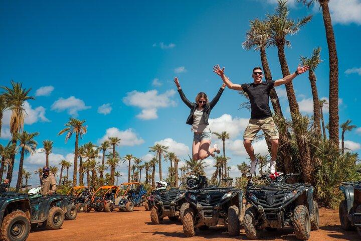 Sunset Quad Biking in the Palm Grove of Marrakech