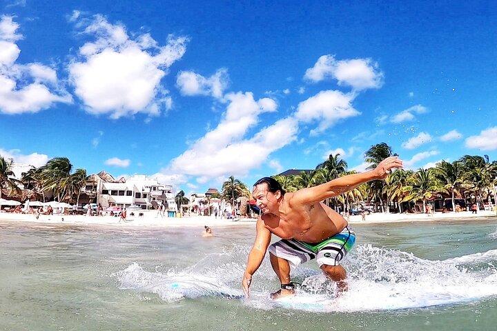 Surfing Group Lessons In Playa del Carmen