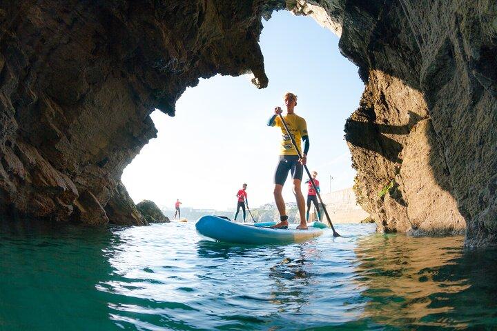 Paddleboard autour de la côte de Newquay