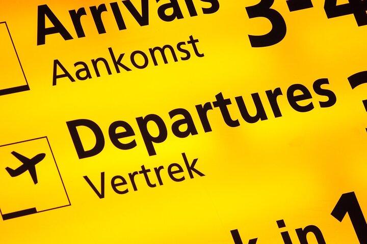 Aéroport Amsterdam Schiphol (AMS) Transfert privé à Amsterdam