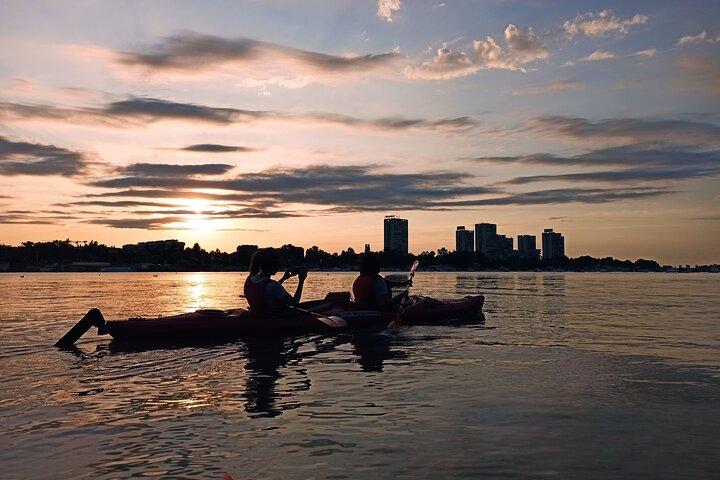 Excursion en kayak au coucher du soleil à Belgrade