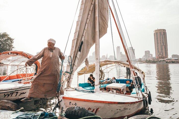 Felucca Ride op de Nijl in Cairo