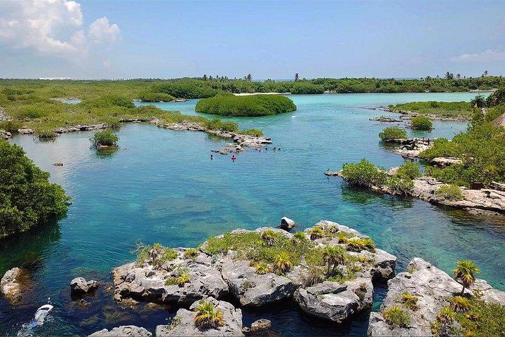 プラヤデルカルメンまたはリビエラマヤからのマヤ冒険シュノーケリングツアー