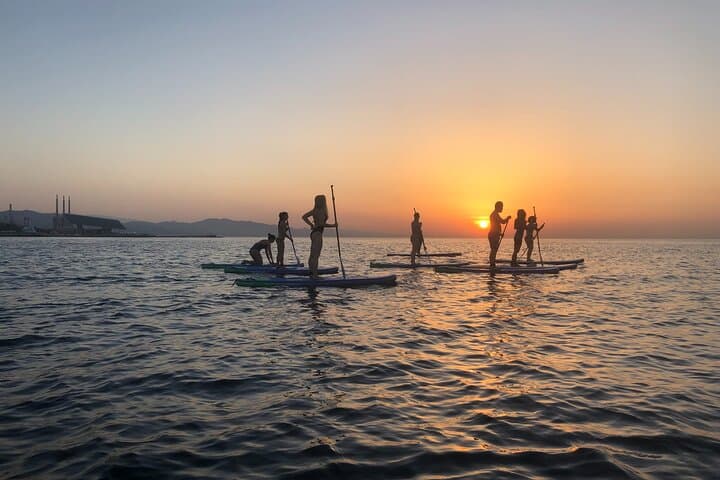 Sunrise in Barcelona, SUP with Certified Guides