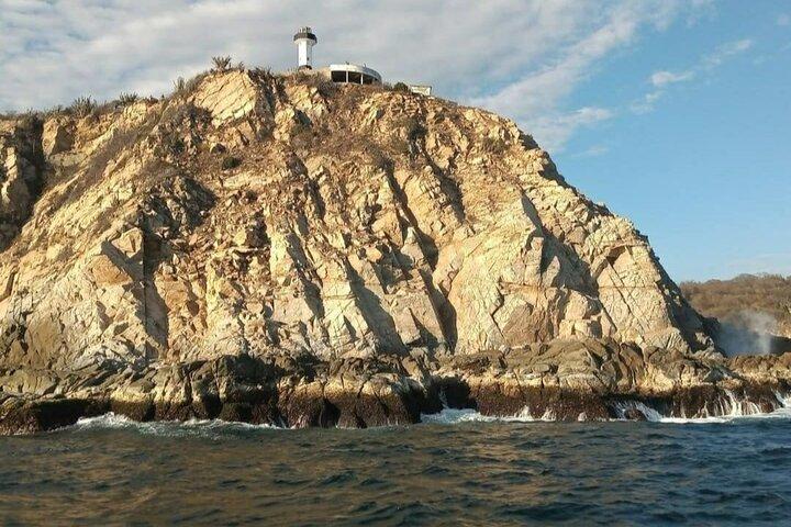 Heldags guidad tur genom Bahías de Huatulco + hämtning + förfriskningar + artighet !!
