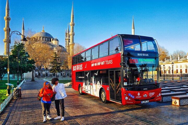 Istanbul Toppattraktioner sightseeing Hop-on Hop-Off-buss