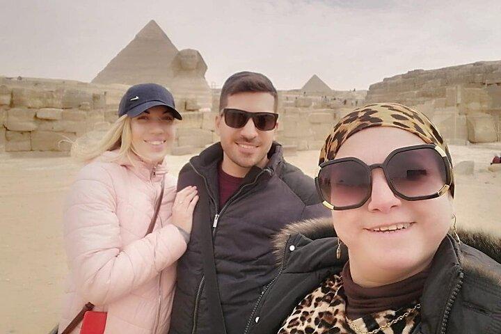 Giza pyramids ,Sphinx , camel ride, quad bike , Local bazaars and felucca ride