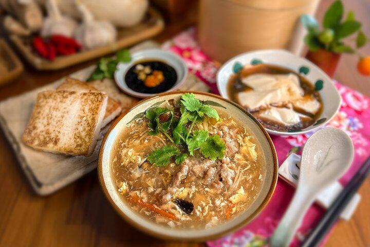 "Radijscake, dikke gehaktbalsoep, tofu" Taiwanese traditionele lichte maaltijdervaring - C (14:30 ~ 17:00, Taipei Cooking Class) Japans beschikbaar