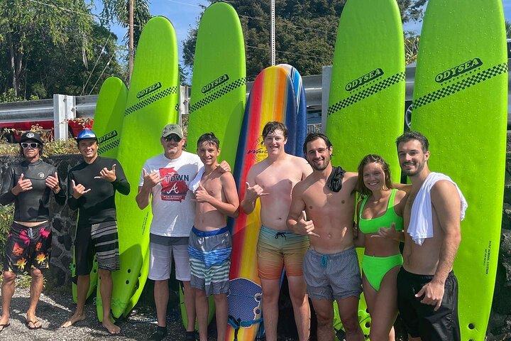 Kona Surf Lesson in Kahaluu