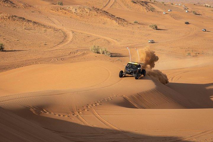 Dubai Long Self-Drive Quad con Camel e Falcon