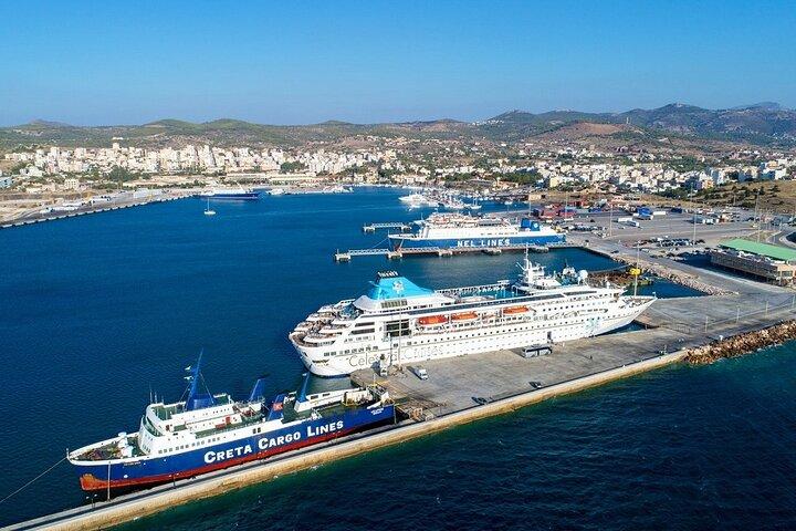 Traslado privado desde el puerto de Lavrio al centro de Atenas