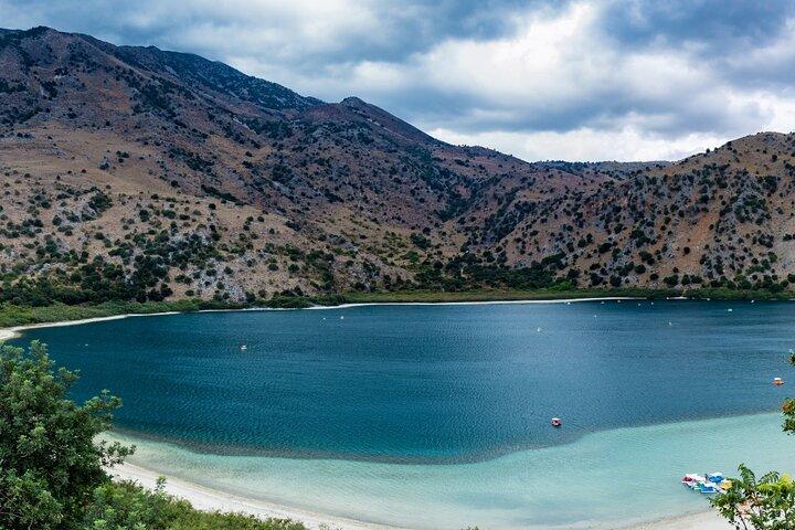 西クレタ島 1 日ツアー : ハニアとレティムノンの旧市街、クルナス湖
