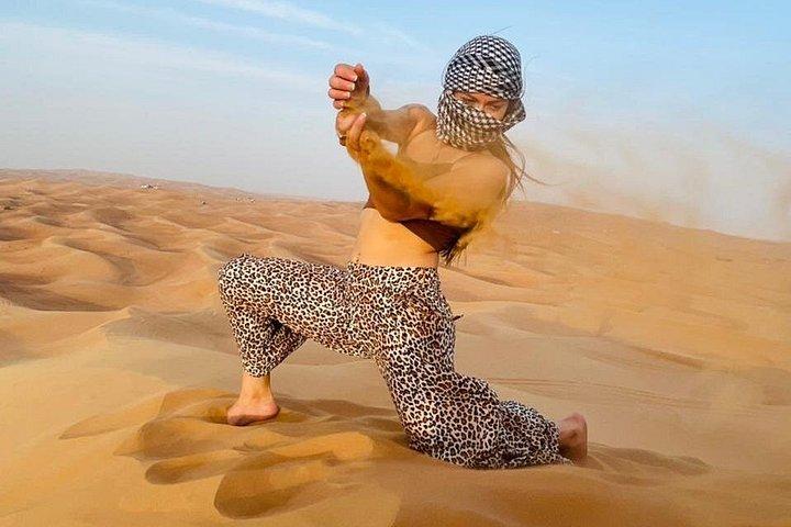 Safari matinal dans le désert à Dubaï en quad