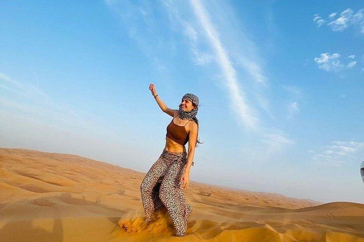 Safari matinal dans le désert à Dubaï en quad