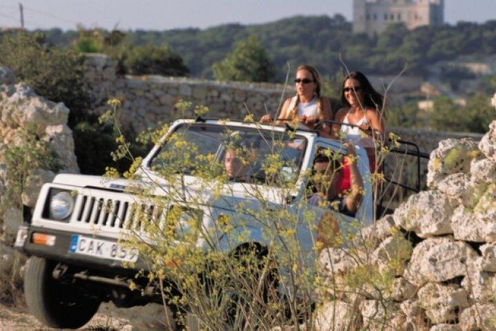 Gozo i en dag UTV Tour w / privat båttur till Gozo och retur