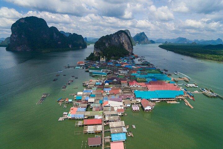 Isola di James Bond e tour in canoa in barca a coda lunga - Giornata intera da Khao Lak