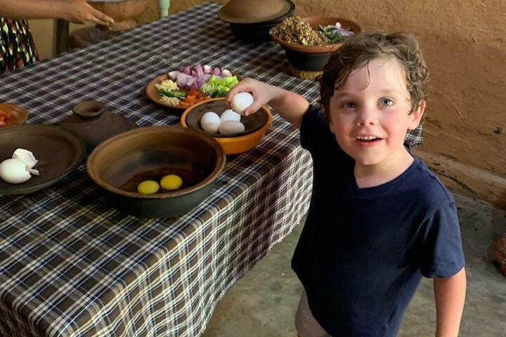 Sri Lanka kookles met oma