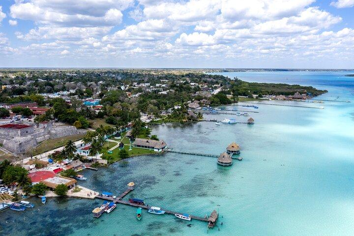 Tour de 1 día a Bacalar con kayak, club de playa Marmol y cenote