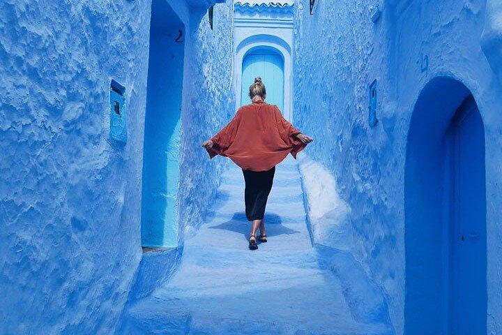 Viaggio privato di 2 giorni a Fes e Chefchaouen da Casablanca