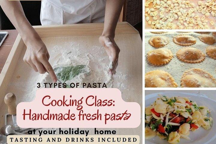 Cooking Class in your accommodation: Fresh handmade pasta