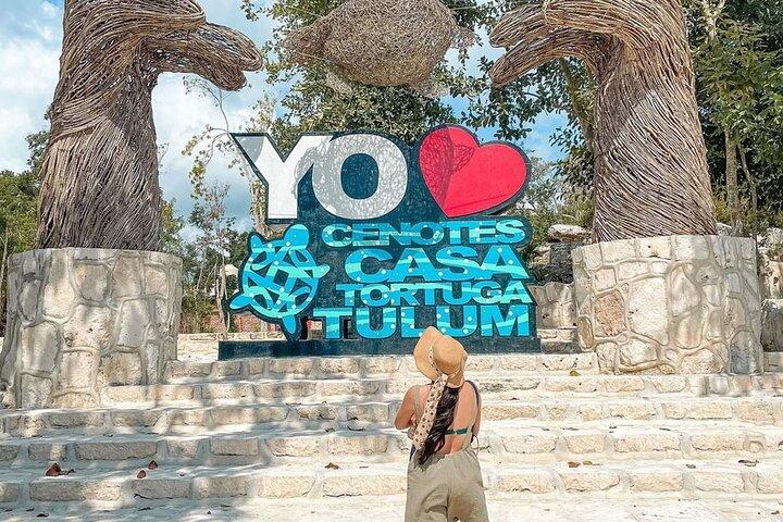Tour Cenotes: Tulum ruinas, Escultura Ahau, Playa del Carmen