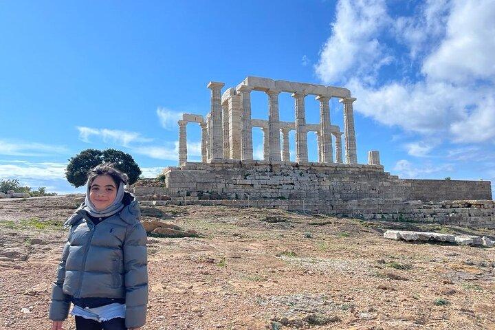 Halvdags privat tur til Cape Sounion og Poseidons tempel