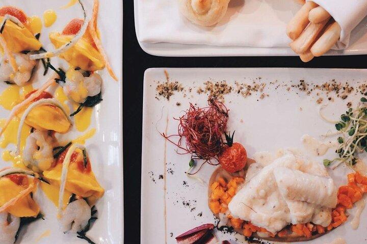 Venecia Wine & Dine : Elegante Cena de cuatro platos con maridaje de vinos