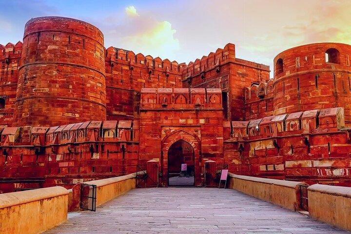 Dagstur til Agra fra Delhi Inklusive Taj Mahal og Agra Fort