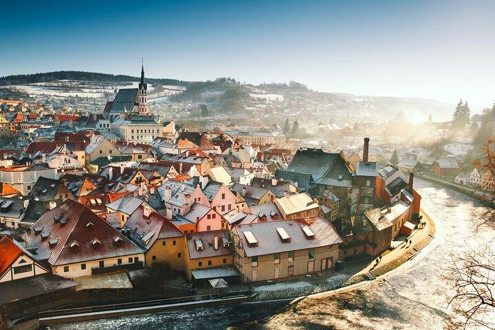 Het beste van de oude binnenstad en het kasteel van Cesky Krumlov