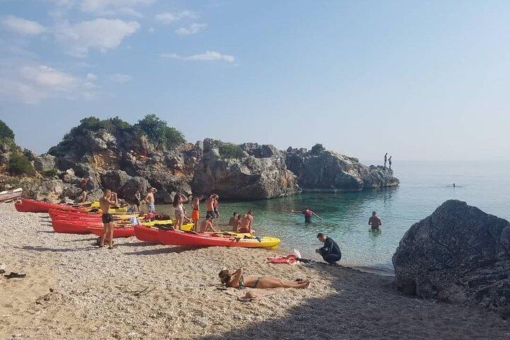 Día de kayak en la costa