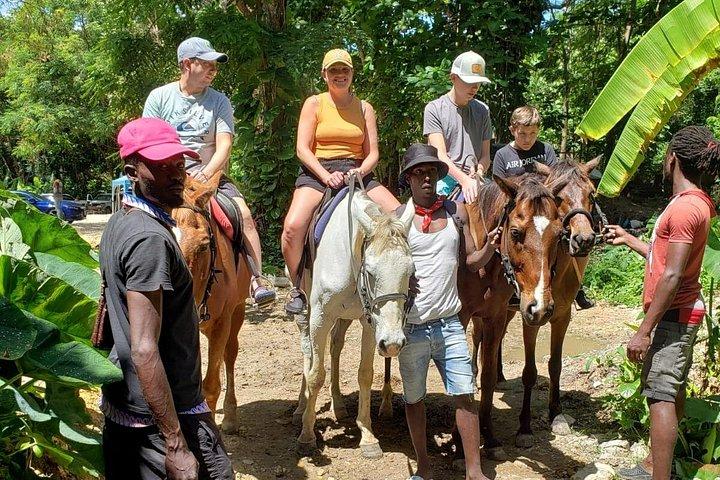 Horseback Riding plus Dunns River Falls Combo Private Tour