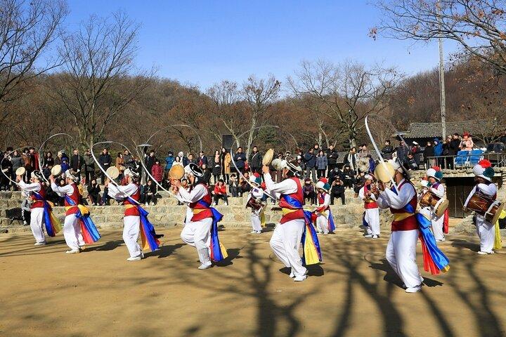 水原ユネスコ城塞と韓国民族村を巡るプライベート ツアー