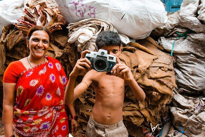 Udflugt i Dharavi slum