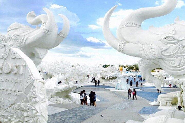 サイアムチケットの霜の魔法の氷