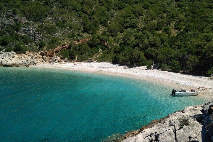 Itaca Crociera alla spiaggia di Gidaki e Vathy