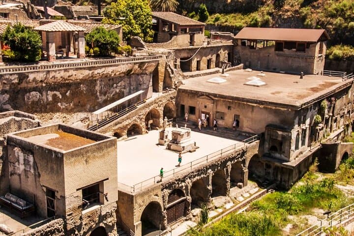 Pompeii & Herculaneum Daily Tour from Naples+Skip-the-Line+Pizza