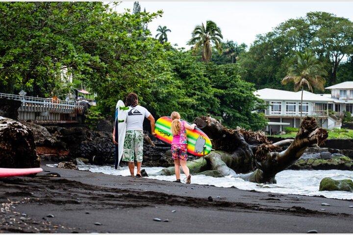 Lezione di surf a Big Island da Hilo