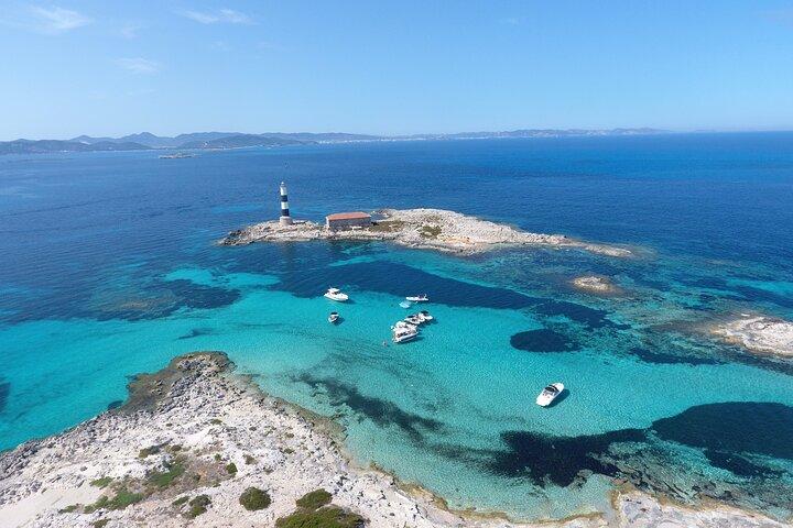 Noleggio barca privata per 8 persone Ibiza-Formentera