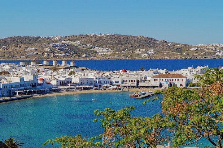 Visite de groupe de 10 jours, Mycènes, Delphes, Météores, Santorin et Mykonos