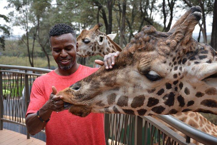 Meio dia Parque Nacional de Nairobi e Mercado Maasai com Pick up