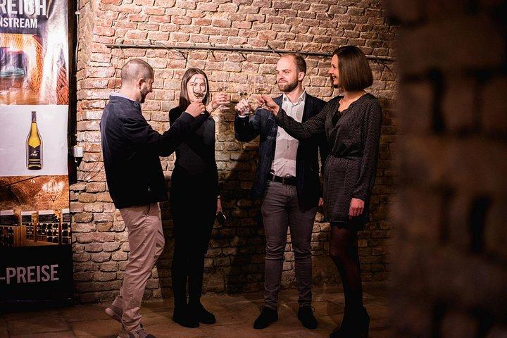 Degustazione di vini viennesi in una cantina privata nascosta